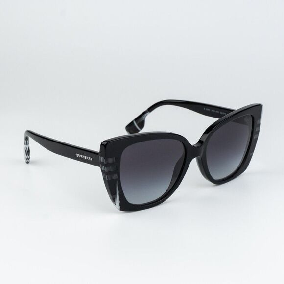 Burberry MARYL Women Sunglasses Black Grey Gradient Cat Eye BE4393 40518G main image 7